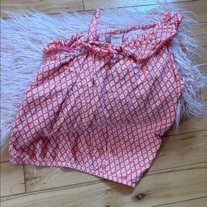 Gymboree Size 10 Pink and White Tank Top